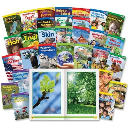 Shell Education Teacher Created Materials Time For Kids Text Set, Grade K, 30 Set, Ast SHL24703